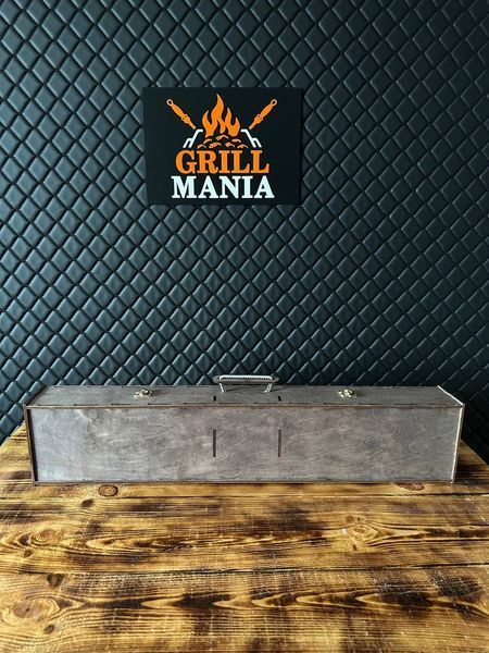 Набір шампурів у кейсі з фанери "Box - 16" box 16 фото