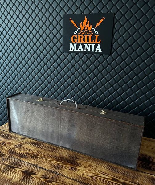Набір шампурів у кейсі з фанери "Box - 11" box 11 фото